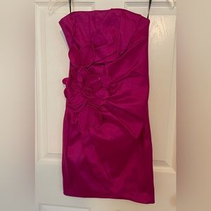 Jessica McClintock size 6 Fuchsia mini dress